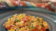 BBQ Chicken, Veggies and Rice Skillet BBQ Chicken, Veggies and Rice Skillet