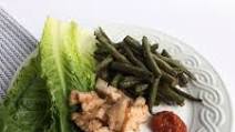 Korean Barbecue Pork Jowl Lettuce Wraps Korean Barbecue Pork Jowl Lettuce Wraps