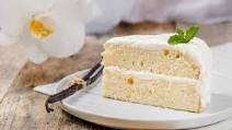 Fluffy Homemade Vanilla Cake Fluffy Homemade Vanilla Cake