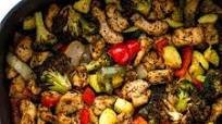Healthy Air Fryer Chicken and Veggies (20 Minute!) Healthy Air Fryer Chicken and Veggies (20 Minute!)