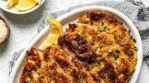 Crispy Parmesan Crusted Chicken Crispy Parmesan Crusted Chicken