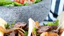 Fajita Tacos (with Steak or Chicken) Fajita Tacos (with Steak or Chicken)