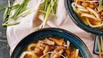 Udon Noodle Soup with Chicken & Mushrooms Udon Noodle Soup with Chicken & Mushrooms