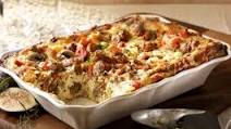 Sicilian Strata (Baked Egg) with Hot Italian Sausage Sicilian Strata (Baked Egg) with Hot Italian Sausage