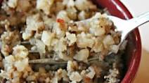 Low Carb Sausage and Riced Cauliflower Skillet Low Carb Sausage and Riced Cauliflower Skillet