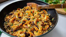 Caribbean Rice and Beans with Shrimp Caribbean Rice and Beans with Shrimp