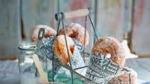 Sugared ring doughnuts Sugared ring doughnuts