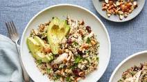 Quinoa Salad With Chicken, Almonds and Avocado Quinoa Salad With Chicken, Almonds and Avocado
