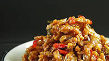Kering Tempeh - Fried Tempeh with Sweet and Spicy Glace Kering Tempeh - Fried Tempeh with Sweet and Spicy Glace