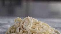 Handmade Korean Knife Cut Noodle Handmade Korean Knife Cut Noodle