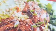 Grilled Maple Syrup Teriyaki Chicken with Brown Rice Recipe Grilled Maple Syrup Teriyaki Chicken with Brown Rice Recipe