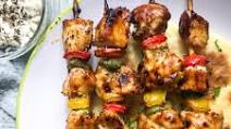 Grilled Japanese Teriyaki Chicken Skewers Grilled Japanese Teriyaki Chicken Skewers