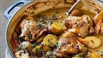 French-style chicken and potatoes French-style chicken and potatoes