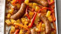 Potato and Pepper Sausage Bake Potato and Pepper Sausage Bake