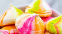 Rainbow Sherbet Meringues Rainbow Sherbet Meringues