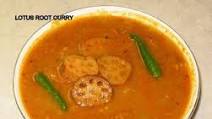 Lotus Root Curry - Lotus Root Puli Kulambu Lotus Root Curry - Lotus Root Puli Kulambu