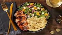 Duck a l’Orange with Duck Fat Mashed Potatoes & Arugula Almond Salad Duck a l’Orange with Duck Fat Mashed Potatoes & Arugula Almond Salad
