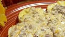 Quick, Easy & Spicy Sausage Gravy Over Grits Or Biscuits Quick, Easy & Spicy Sausage Gravy Over Grits Or Biscuits