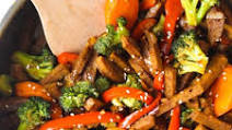 Vegan Chinese Seitan Stir-fry Vegan Chinese Seitan Stir-fry