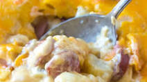 Cheesy Potato & Smoked Sausage Casserole Cheesy Potato & Smoked Sausage Casserole