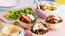 Paprika beef taco cups Paprika beef taco cups