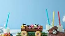 No-bake train cake No-bake train cake