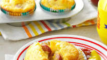 Cheddar Corn Dog Muffins Cheddar Corn Dog Muffins