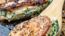 Spinach and Cheese Stuffed Chicken Spinach and Cheese Stuffed Chicken