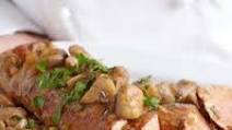 Pork Tenderloin with Brown Gravy and Mushrooms Pork Tenderloin with Brown Gravy and Mushrooms