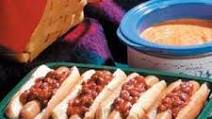 Hot Dogs with Chili Beans Hot Dogs with Chili Beans