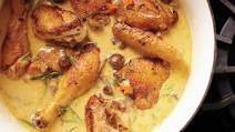 Chicken Fricassee (Fricassee de Poulet a L'Ancienne) Chicken Fricassee (Fricassee de Poulet a L'Ancienne)