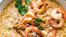 Red Curry Risotto With Shrimp Red Curry Risotto With Shrimp