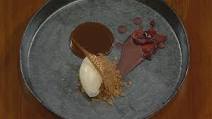 Honey Galangal Ice Cream with Chicken Fat Caramel Honey Galangal Ice Cream with Chicken Fat Caramel