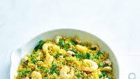 Quick prawn and brown rice pilaf Quick prawn and brown rice pilaf