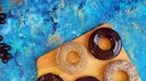 No Yeast Whole Wheat Donuts | eggless, baked doughnuts recipe No Yeast Whole Wheat Donuts | eggless, baked doughnuts recipe