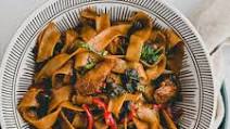 Thai Drunken Noodles - Pad Kee Mao Thai Drunken Noodles - Pad Kee Mao