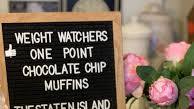 Weight Watchers one point FULL SIZED chocolate chip muffins Weight Watchers one point FULL SIZED chocolate chip muffins