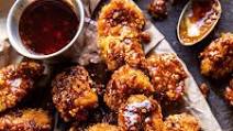 Oven Fried Southern Hot Honey Popcorn Chicken Oven Fried Southern Hot Honey Popcorn Chicken