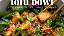 Crispy Peanut Tofu Bowl Crispy Peanut Tofu Bowl