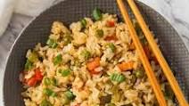 Healthy Fried Brown Rice With Vegetables Healthy Fried Brown Rice With Vegetables
