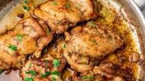 Garlic Chicken Thighs Garlic Chicken Thighs