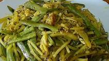 Mrs Mm's .potato and Bean Bhaji Mrs Mm's .potato and Bean Bhaji