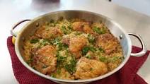 One-Pot Crispy Chicken and Rice One-Pot Crispy Chicken and Rice
