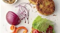 Chickpea-Brown Rice Veggie Burger Chickpea-Brown Rice Veggie Burger