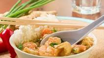 Thai Coconut Shrimp over Jasmine Rice - Dream Dinners Thai Coconut Shrimp over Jasmine Rice - Dream Dinners