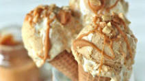 Fluffernutter Ice Cream and Peanut Butter Magic Shell Fluffernutter Ice Cream and Peanut Butter Magic Shell
