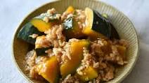 Kabocha Soboroni Recipe ( かぼちゃのそぼろ煮 ) Kabocha Soboroni Recipe ( かぼちゃのそぼろ煮 )