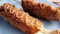 Korean Mozzarella Corn Dog Korean Mozzarella Corn Dog