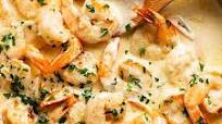 Creamy Garlic Prawns (Shrimp) Creamy Garlic Prawns (Shrimp)