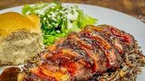Pan-Seared Mallard Breast With Bourbon Plum Sauce Pan-Seared Mallard Breast With Bourbon Plum Sauce